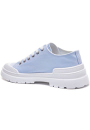 NADIA BLUE CANVAS TRAINERS