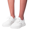 JOSSA WHITE LACE UP SOCK TRAINERS